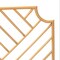 Baxton Studio Giza Modern Bohemian Natural Brown Rattan Queen Size Wallmount Headboard 211-12753-ZORO - alternate 5